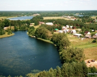 Płaska z lotu ptaka Gmina Płaska